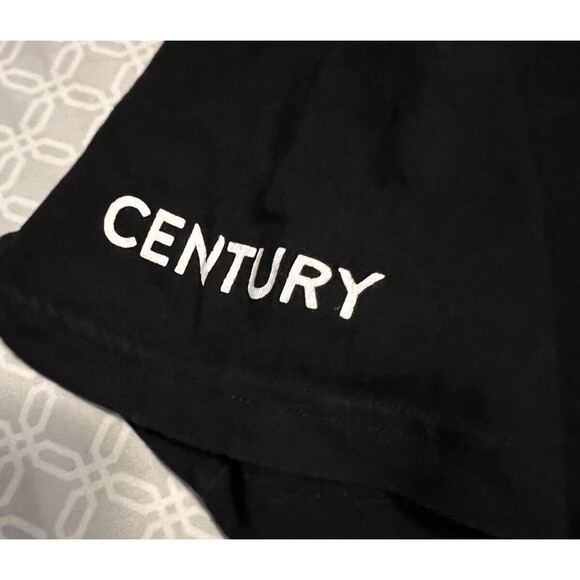 Peloton Century 100 T-Shirt - Black Size Large Dri Fit Work Out Spinning Bike - Picture 5 of 6